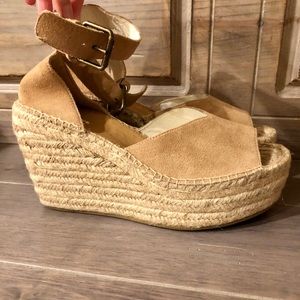 Soludos woven wedge